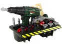 LEAN Toys Zestaw Majsterkowicza Organizer Wkrętarka Na Baterie Zielony