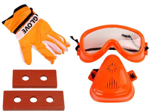 LEAN Toys Zestaw Majsterkowicza Szlifierka Na Baterie Akcesoria LEAN Toys Zestaw Majsterkowicza Szlifierka Na Baterie Akcesoria