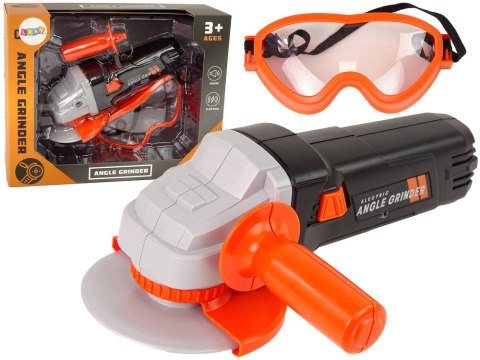 LEAN Toys Zestaw Majsterkowicza Szlifierka Na Baterie Okulary Ochronne LEAN Toys Zestaw Majsterkowicza Szlifierka Na Baterie Okulary Ochronne
