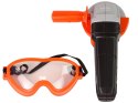 LEAN Toys Zestaw Majsterkowicza Szlifierka Na Baterie Okulary Ochronne