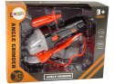 LEAN Toys Zestaw Majsterkowicza Szlifierka Na Baterie Okulary Ochronne