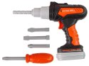 LEAN Toys Zestaw Majsterkowicza w Plecaku Kask Narzędzia Pomarańczowy