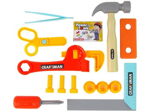 LEAN Toys Zestaw Majsterkowicza w Walizce Narzędzia Dla Dzieci Młotek LEAN Toys Zestaw Majsterkowicza w Walizce Narzędzia Dla Dzieci Młotek