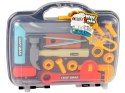 LEAN Toys Zestaw Majsterkowicza w Walizce Narzędzia Dla Dzieci Młotek