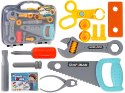 LEAN Toys Zestaw Majsterkowicza w Walizce Narzędzia Dla Dzieci Piła