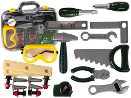 LEAN Toys Zestaw Majsterkowicza w Walizce Narzędzia Śrubki Klucze