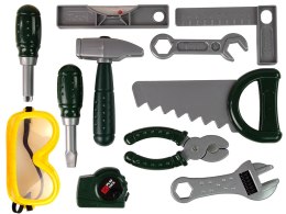 LEAN Toys Zestaw Majsterkowicza w Walizce Narzędzia Śrubki Klucze
