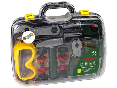 LEAN Toys Zestaw Majsterkowicza w Walizce Narzędzia Śrubki Klucze LEAN Toys Zestaw Majsterkowicza w Walizce Narzędzia Śrubki Klucze