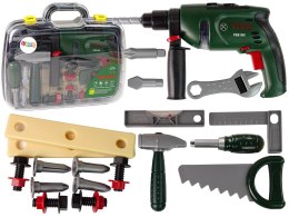 LEAN Toys Zestaw Majsterkowicza w Walizce Wiertarka Na Baterie Młotek