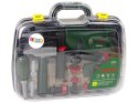 LEAN Toys Zestaw Majsterkowicza w Walizce Wiertarka Na Baterie Młotek