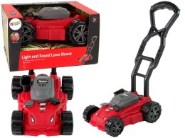 LEAN Toys Zestaw Ogrodnika Kosiarka Czerwona Ogród Dźwięk