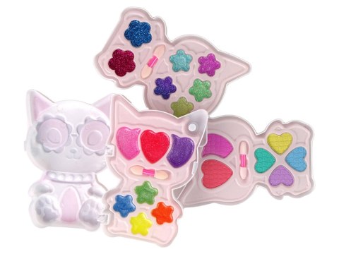 LEAN Toys Zestaw Piękności Do Makijażu Paletka Kotek Brokaty LEAN Toys Zestaw Piękności Do Makijażu Paletka Kotek Brokaty