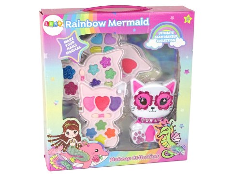 LEAN Toys Zestaw Piękności Do Makijażu Paletka Kotek Brokaty LEAN Toys Zestaw Piękności Do Makijażu Paletka Kotek Brokaty