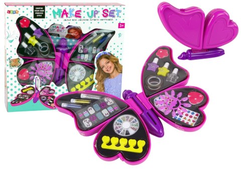 LEAN Toys Zestaw Piękności Do Malowania Paznokci Motyl LEAN Toys Zestaw Piękności Do Malowania Paznokci Motyl