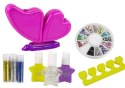 LEAN Toys Zestaw Piękności Do Malowania Paznokci Motyl