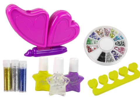 LEAN Toys Zestaw Piękności Do Malowania Paznokci Motyl LEAN Toys Zestaw Piękności Do Malowania Paznokci Motyl