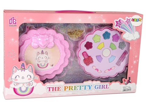 LEAN Toys Zestaw Piękności Różowy Jednorożec Makijaż LEAN Toys Zestaw Piękności Różowy Jednorożec Makijaż