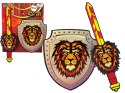 LEAN Toys Zestaw Rycerza Miecz Tarcza Z Pianki EVA Lew