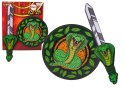 LEAN Toys Zestaw Rycerza Z Pianki EVA Miecz Tarcza Wąż