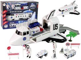 LEAN Toys Zestaw Samolot Statek Kosmiczny Pojazdy Akcesoria
