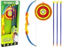 LEAN Toys Zestaw Strzelecki Łuk Sportowy Tarcza Strzały Pomarańczowy