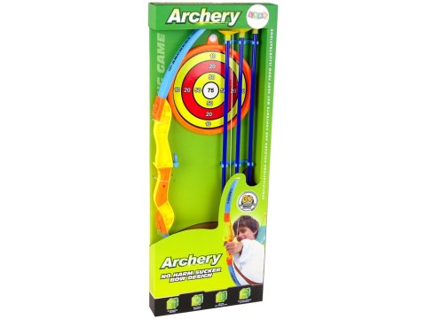 LEAN Toys Zestaw Strzelecki Łuk Sportowy Tarcza Strzały Pomarańczowy LEAN Toys Zestaw Strzelecki Łuk Sportowy Tarcza Strzały Pomarańczowy