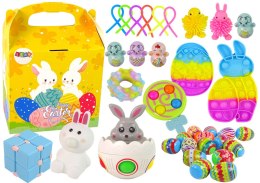 LEAN Toys Zestaw Zabawek Wielkanoc Fidget Toys Pisanki Dekoracja