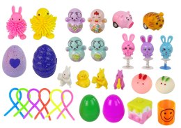 LEAN Toys Zestaw Zabawek Wielkanocnych Fidget Toys Antystresowe 36 Elementów