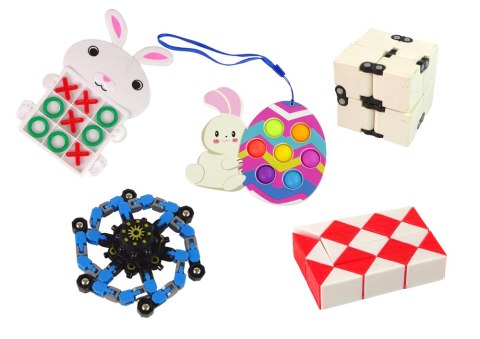 LEAN Toys Zestaw Zabawek Wielkanocnych Fidget Toys Antystresowe 36 Elementów LEAN Toys Zestaw Zabawek Wielkanocnych Fidget Toys Antystresowe 36 Elementów
