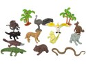 LEAN Toys Zestaw Zwierzęta Australii Figurki 12szt. Akcesoria W Tubie