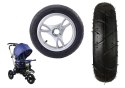 LEAN CARS Plastikowe koło z gumową oponą (pompowane) PRO 700 przednie