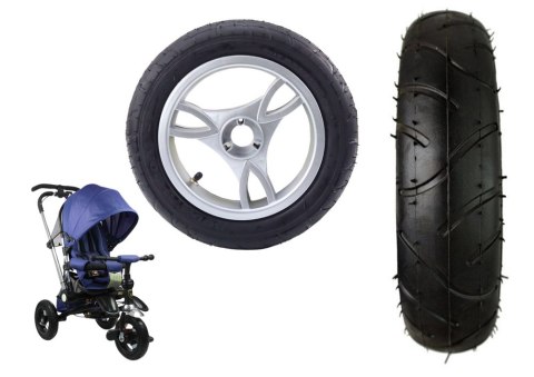 LEAN CARS Plastikowe koło z gumową oponą (pompowane) PRO 700 przednie LEAN CARS Plastikowe koło z gumową oponą (pompowane) PRO 700 przednie