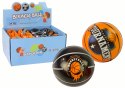 LEAN TOYS Piłka Miękka 7 cm Średnicy Czarna Pomarańczowa