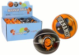 LEAN TOYS Piłka Miękka 7 cm Średnicy Czarna Pomarańczowa