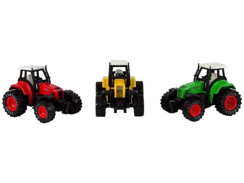 LEAN TOYS Traktor Ciągnik Resorak Metalowy z Napędem LEAN TOYS Traktor Ciągnik Resorak Metalowy z Napędem