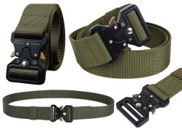 LEAN Taktyczny Pas Militarny Parciany Czarny 120 x 3,8cm