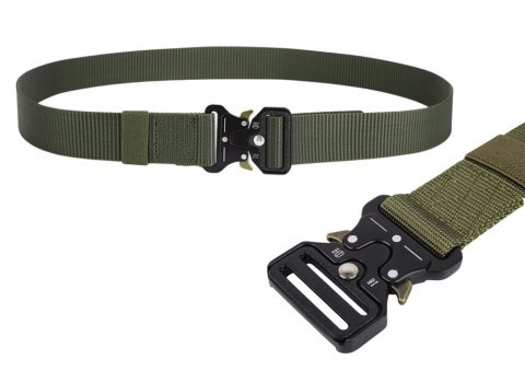 LEAN Taktyczny Pas Militarny Parciany Czarny 120 x 3,8cm LEAN Taktyczny Pas Militarny Parciany Czarny 120 x 3,8cm