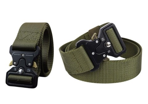 LEAN Taktyczny Pas Militarny Parciany Czarny 120 x 3,8cm LEAN Taktyczny Pas Militarny Parciany Czarny 120 x 3,8cm
