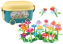 LEAN Toys Klocki Konstrukcyjne W Kuferku Ogród Kwiatki 139 Elementów