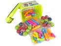 LEAN Toys Klocki Magnetyczne Konstrukcyjne Edukacyjne Kuferek 68 Elementów