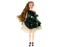 LEAN Toys Lalka Dla Dzieci Emily Drewniane Serce Biały Kotek
