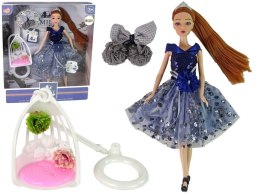 LEAN Toys Lalka Dla Dzieci Emily Huśtawka Kwiaty