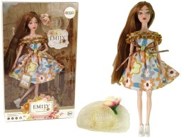 LEAN Toys Lalka Dla Dzieci Emily Jesienna Kapelusz