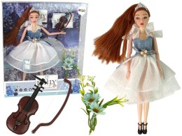 LEAN Toys Lalka Dla Dzieci Emily Skrzypce Kwiaty