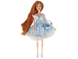 LEAN Toys Lalka Dla Dzieci Emily Wiosenna Rude Włosy Kwiaty