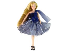 LEAN Toys Lalka Dla Dzieci Emily Z Pieskiem Torebką Kwiatami