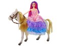 LEAN Toys Lalka Księżniczka z Białym Kucykiem Figurki Akcesoria
