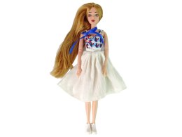 LEAN Toys Lalka dla Dzieci Lalka z Kotkiem Długie Brązowe Włosy