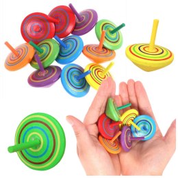 LEAN Toys Mini Bączek Drewninany Zabawka Zręcznościowa Kolorowy 4cm