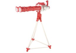 LEAN Toys Pistolet na Statywie Bańki Mydlane Różowy